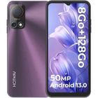 Smartphone HOTWAV Note 13 - Violet - 6,6" HD+ - 8Go+128Go - Caméra 50MP - 5160mAh - 4G Android 13 - GPS
