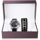 Coffret Montre Homme + Bracelet Homme - Sport Chronographe Quartz Etanche Noir Marque SHARPHY