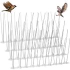 Thanmoer® Pic Anti Pigeon, 50cm*10 Pièces Pique Anti-Oiseaux pour répulsifs Pigeons et Petits Oiseaux, Respectueux des Animaux Pic