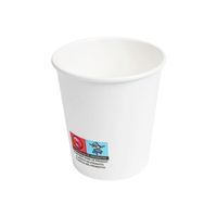 2000 gobelets carton blanc 17/18 cl - Qualité professionnelle - pour boissons chaudes et froides