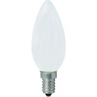 Ampoule LED Filament Flamme lisse 1W E14 100Lm 2700K blanc chaud