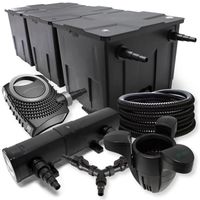Kit filtration bassin 90000l - SUNSUN - CBF-350C - Stérilisateur NEO10000 80W - Pompe - Skimmer SK30