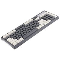 SURENHAP clavier mécanique 96 touches Clavier de jeu sans fil 2.4 ghz, informatique d'ordinateur Clavier sans fil L900 gris blanc