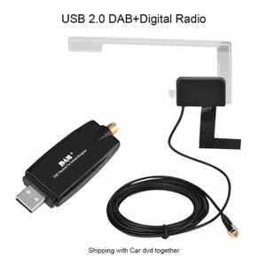 ÉMETTEUR - ACTIONNEUR  NAKESHOP Récepteur DAB+/DAB, Portable USB2.0 Récep