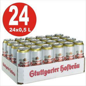 BIERE Bidons de 24x0,5 Stuttgarter Hofbräu Pilsner 4,9% Vol.