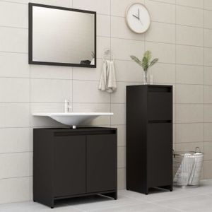 Meuble Salle De Bain Bambou Cdiscount Maison