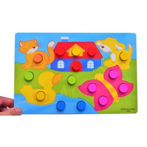 PUZZLE Animal - Puzzle 3D en bois Montessori, Jouets pour