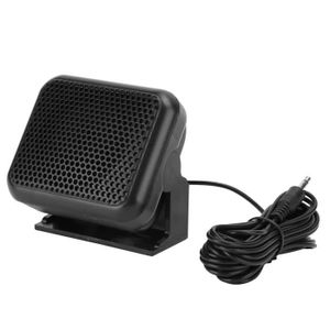 Haut-parleurs pour voiture avec temps Mini haut-parleur externe pour radio mobile pour voiture Petit haut-parleur pour autoradio Haut-parleurs externes pour voiture Haut-parleur pour voiture câblé 