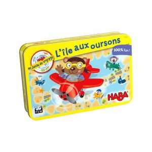 JEU SOCIÉTÉ - PLATEAU Jeu de plateau - HABA - L’île aux oursons - Mixte 