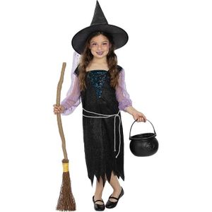 Costume de sorcière 3 ans - Déguisement Halloween fille - v58031