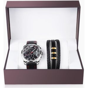 MONTRE Coffret Montre Homme + Bracelet Homme - Sport Chro