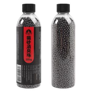 BAC À LITIÈRE BAC A LITIERE,BLACK-300G    bottle--Perles déodora