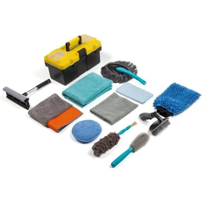 BIOALIEN Kit Balai de Lavage de Voitures-9PCS-Kit de Nettoyage de  Voiture-Professionnel Microfibre Lavage Voiture Nettoyer Kit - Cdiscount  Auto