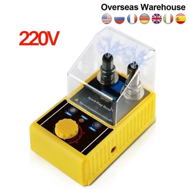Acheter Outil de Diagnostic 220V 110V, analyseur à Double trou, testeur de bougies  d'allumage de voiture, testeur de système d'allumage, analyseur de bougies d 'allumage automobile