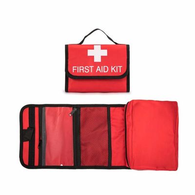 Trousse De Premiers Secours Vide Rouge - Pochette Nylon 1680D Pour Randonnée, Camping, Voiture, à Remplir Soi-même