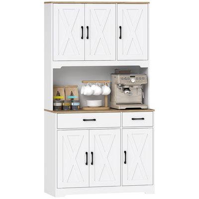 VidaXL Armoire Murale De Cuisine Porto Blanc - Bois D'Ingénierie Robuste 40x31x60 Cm