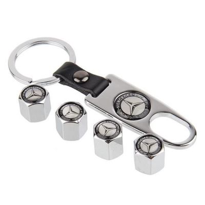 16 Bouchons De Valve De Pneu En Aluminium - Noir Et Argent - Capuchons Antipoussière Pour Voiture, Moto, Vélo