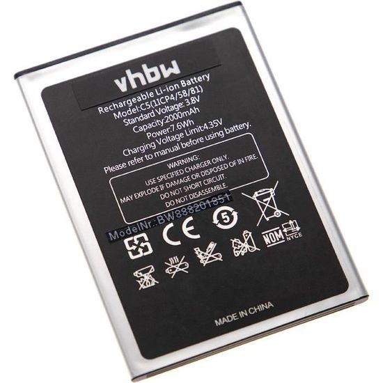 Batterie De Remplacement Pour Téléphone Oukitel WP8 Pro - Compatibilité à Vérifier