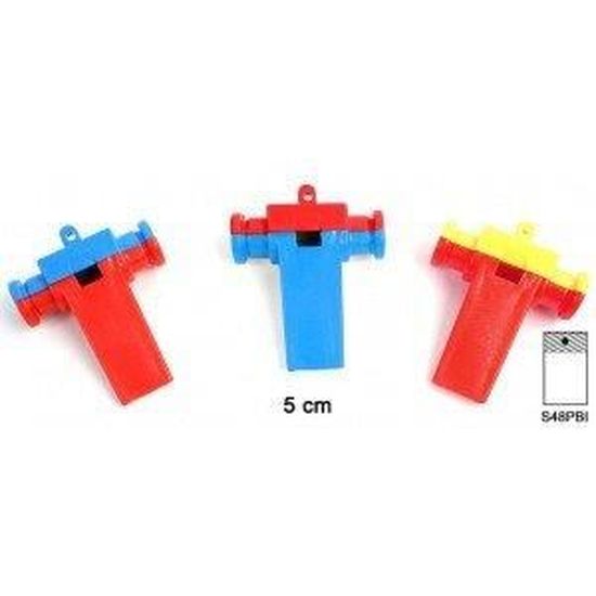 5 CM LOT DE 48 SIFFLETS SAMBA
