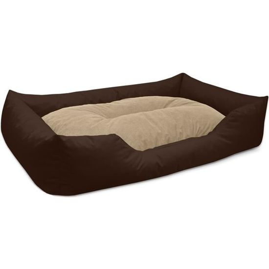 BedDog MIMI lit pour chien,coussin,panier pour chien [XXL env. 120x85cm, MELANGE (brun/beige)]