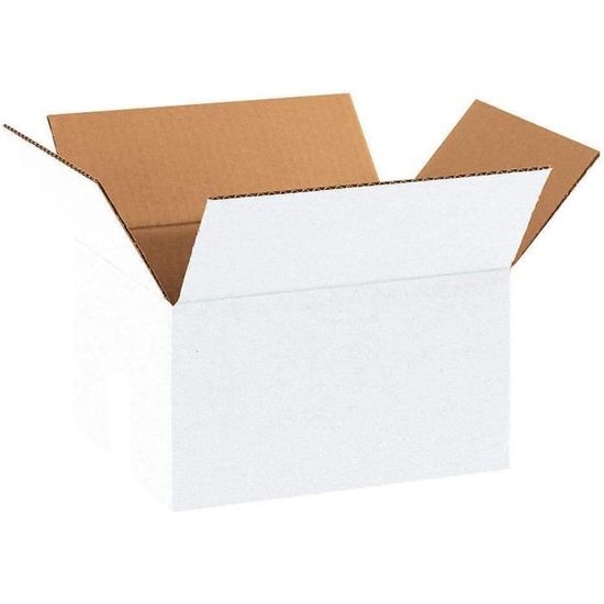 Lot De 5 Boîtes En Carton Double Vague 45x45x45 Cm - Solides, Pour Déménagement Et Expédition, Fabriquées En Italie