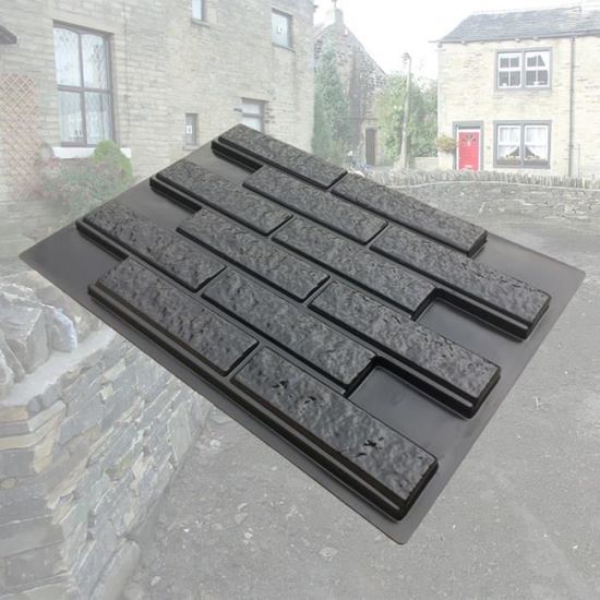 Moule En Plastique ABS Pour Mur Pierre – 6 Pièces – Fabriquer Béton, Plâtre, Ciment