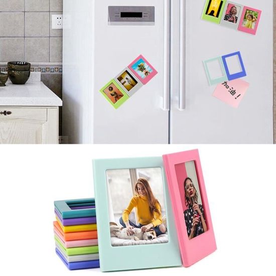 5 Cadres Photo Magnétiques Transparents Balacoo - Pour Frigo, Design Minimaliste, PVC, Facile à Changer - 2