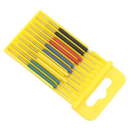 Cleqee SMD IC Mini Grabber Test Hook Clips With Jumper Wires - For Logic Analyzer, Oscilloscope