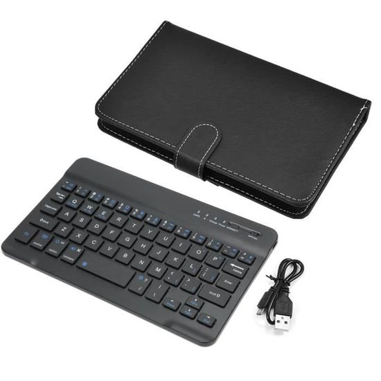 Garosa clavier bluetooth Housse universelle pour clavier sans fil Bluetooth  avec support pour téléphones iOS / Android noir - Cdiscount Informatique