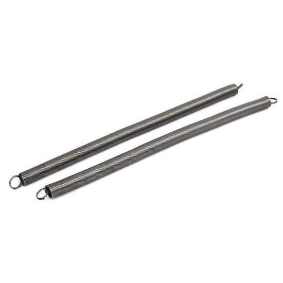 2,5mmx18mmx100mm Acier Manganèse Noir pour Tendre Ressort Porte Four