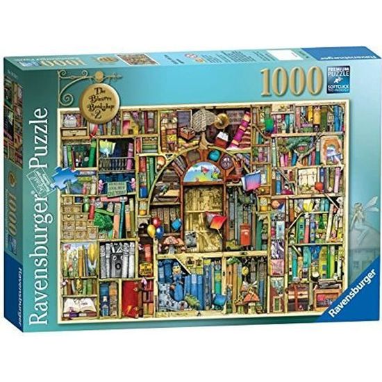 ravensburger 19314 puzzle classique bibliotheque bizarre 1000 pieces 19314 cdiscount jeux jouets