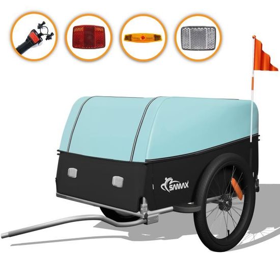 Remorque Transport Remorque Vélo 2 En 1 SEPNINE - Chariot Main 40kg - Cadre Fer - Pneus 40cm Pneumatiques - Poussee Et Traction Remorque Vélo Chariot Remorque Transport Remorque Vélo 2 En 1 SEPNINE - Chariot Main 40kg - Cadre Fer - Pneus 40cm Pneumatiques - Poussee Et Traction Remorque Vélo Chariot