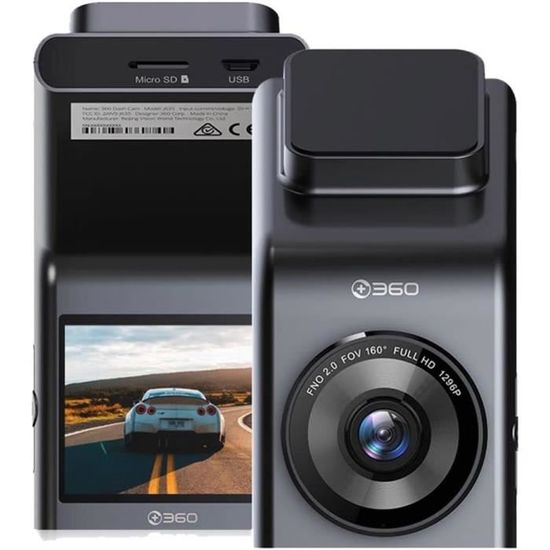 Dashcam KAWA Mini 3 - 1296P QHD - Vision Nocturne - Surveillance Parking 24h - Capteur G - 2025