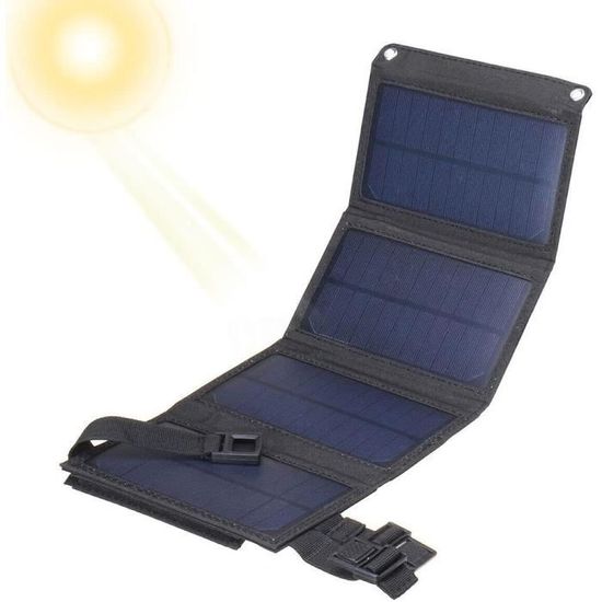 Hiluckey Chargeur Solaire Power Bank 27000mAh, USB C Chargeur Rapide