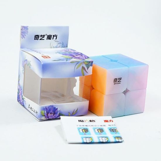 Cube Magique 12 Faces Sans Autocollants - Puzzle 3D Vitesse Couleurs Vives - Cadeau Enfants/Adultes