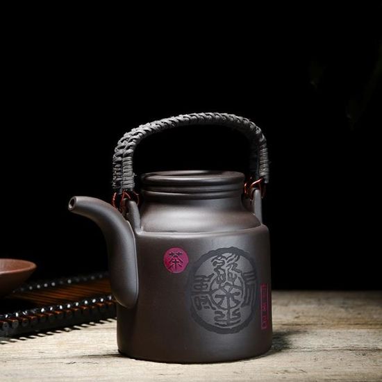 Théière En Céramique Chinoise Style Kung Fu - 15x7 Cm, Porcelaine Légère - Pour Thé Vert, Oolong, Infusion