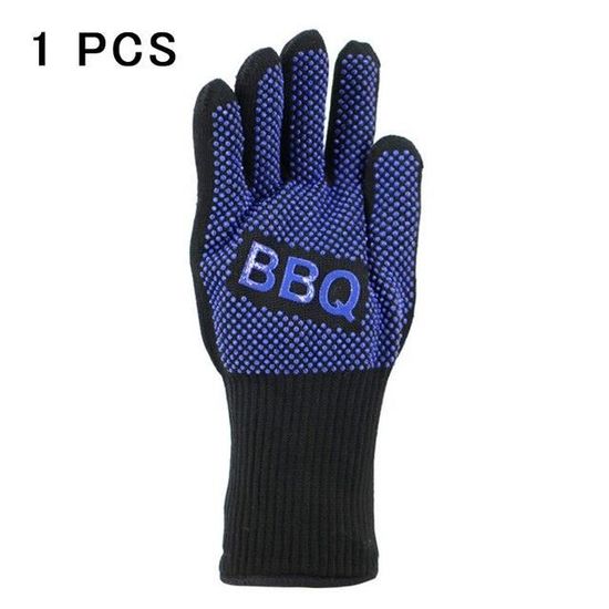 Gants De Barbecue Résistants à 800°C - Antidérapants, Longue Manche - Pour Cuisson, Four, Fumoir - 13