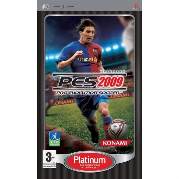 Pro Evolution Soccer 2009 Platinum / Jeu Psp -