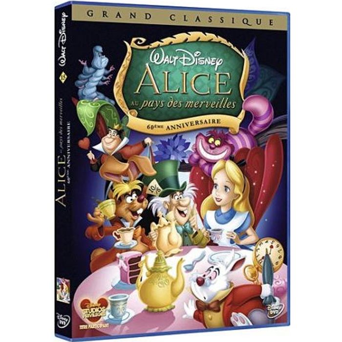 DISNEY - DVD Alice aux pays des merveilles