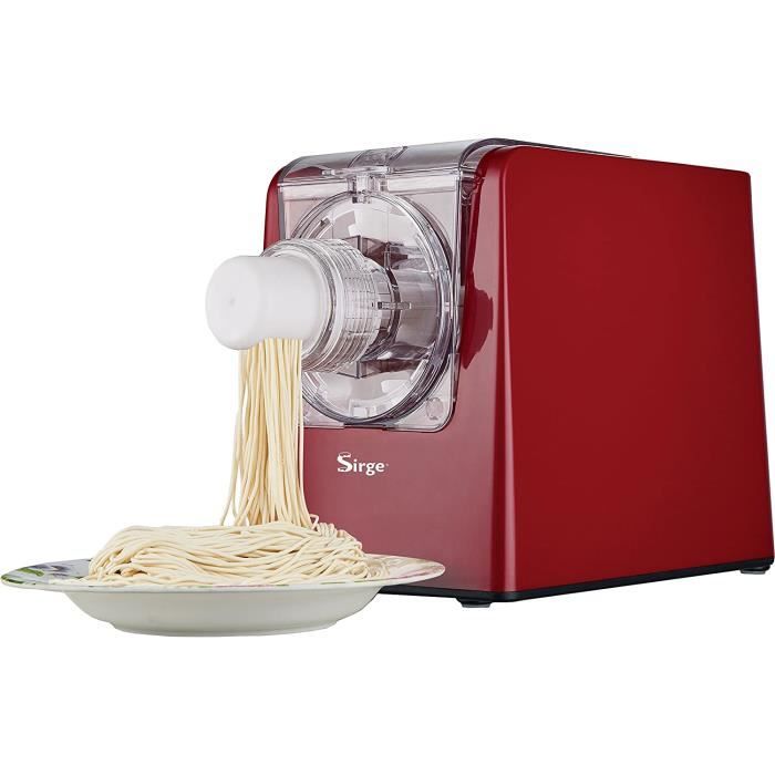 Sirge PATAMAGIC Machine pâtes automatique pour faire des pâtes fraîches à la maison 300 Watt - 14 types de pâtes + Ravioli - jusqu'à