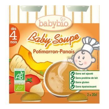 Babybio - Petit Pot Bébé Brassé Coco Mangue Ananas - Bio - 2x130g - Dès 6 mois