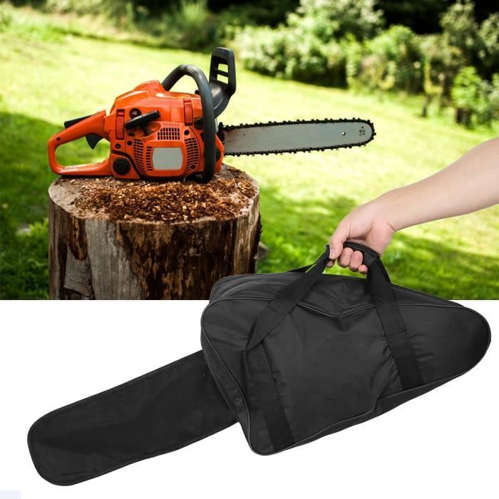 Sac de tronçonneuse, étui de sac de transport de tronçonneuse portable avec poignées de transport pour tronçonneuse 20 ''-22''-FOE