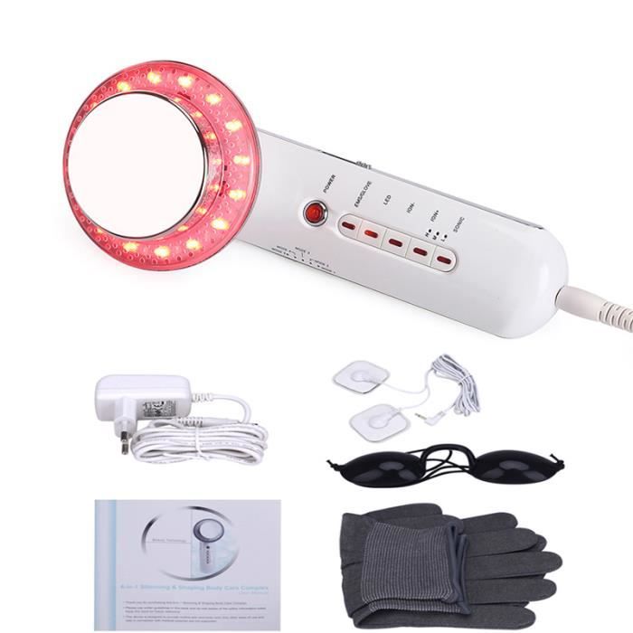 6 En1 Cavitation Ultrasons EMS Corps Minceur Visage De Massage Machine