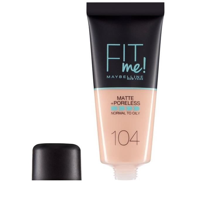 maybelline fond de teint fit me! matt N° 104 SOFT IVOIRE NEUF