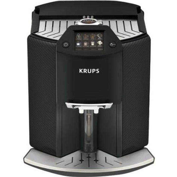Krups Barista New Age EA9078 Machine à café automatique avec buse vapeur -Cappuccino- 15 bar carbone