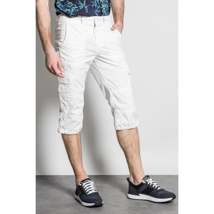 DEELUXE Pantacourt cargo en coton RIVER Natural