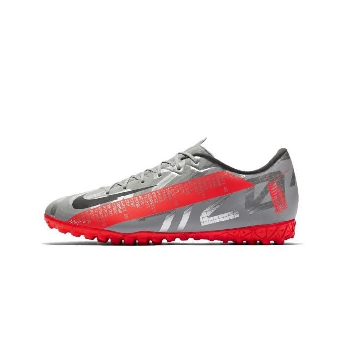 NIKE Baskets Mercurial Vapor 13 Academy Gris-Rouge - Homme/Adulte