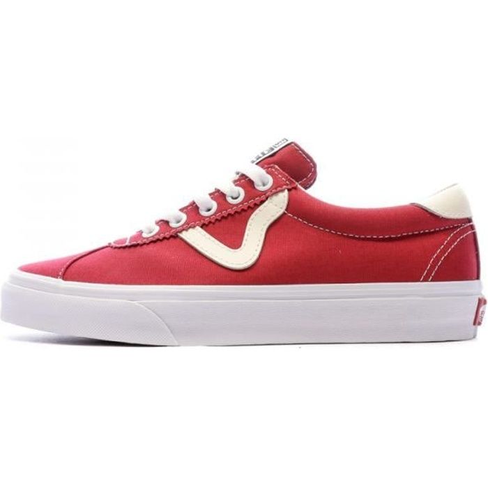 Baskets Rouge Femme Vans Sport