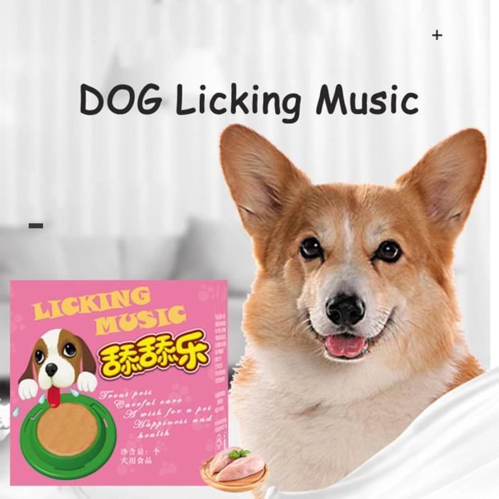 Jouet de boule d'énergie de léchage de chien de compagnie jouet nutritif de bonbons de gélatine de gélatine jouet de chien de