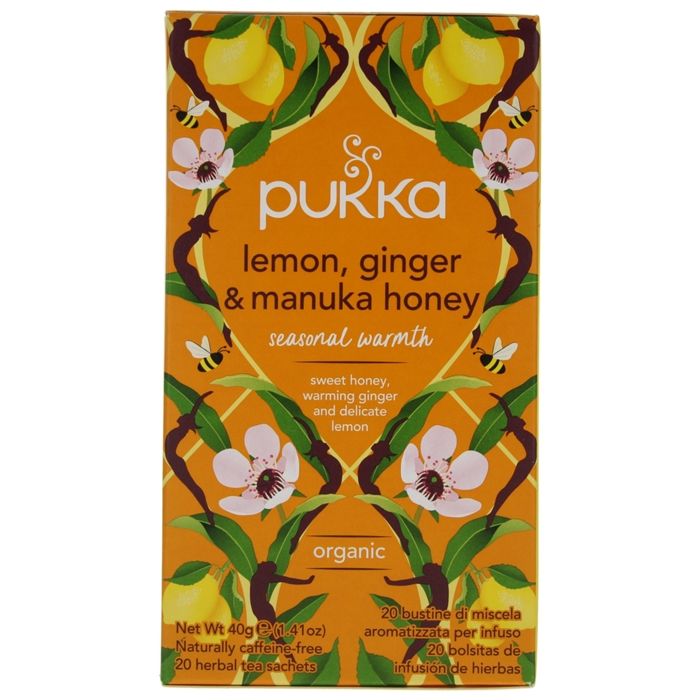 Pukka Tisane Ayurvédique Citron / Gingembre / Miel 20 sachets